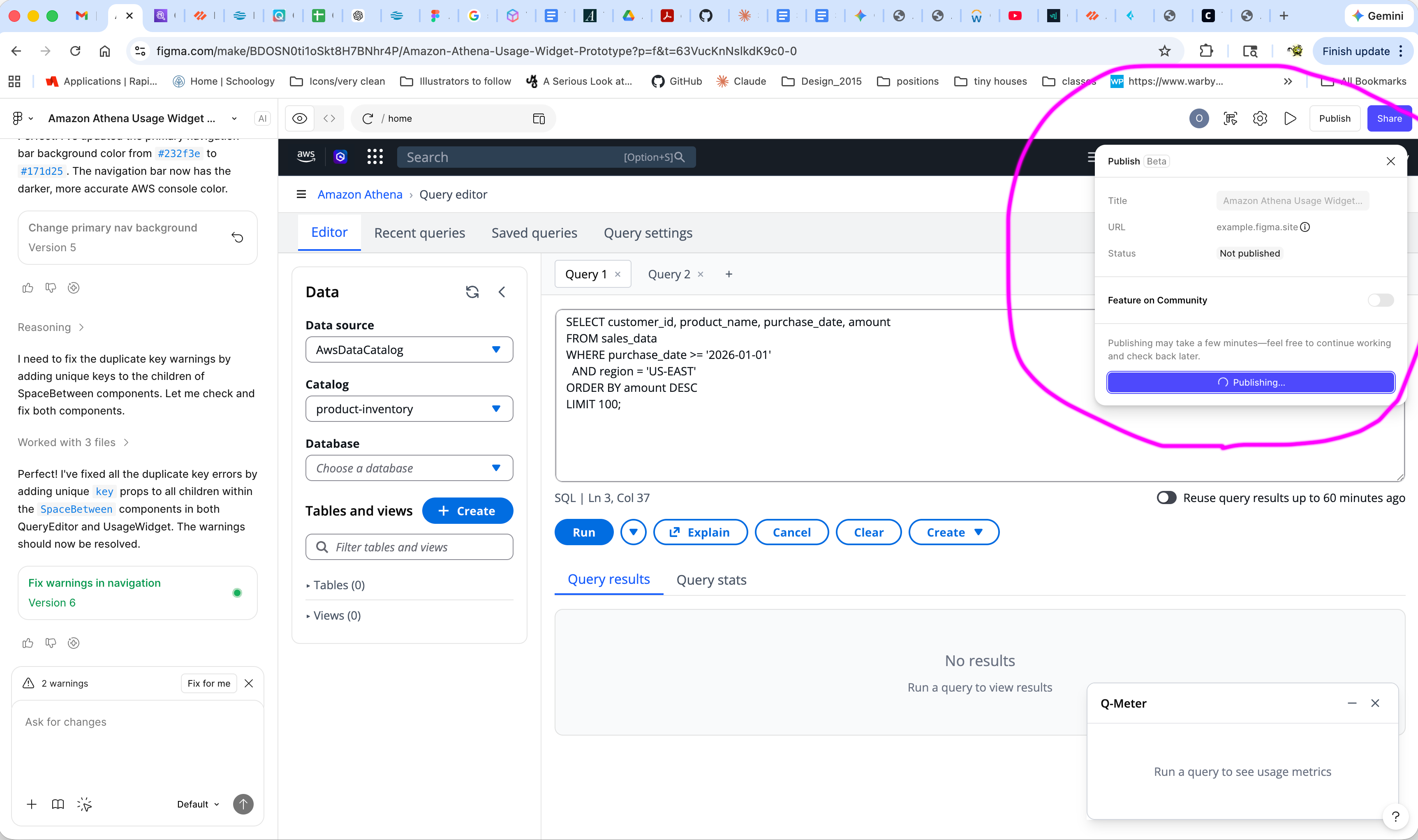Design workflow step 3 publishing to GitHub