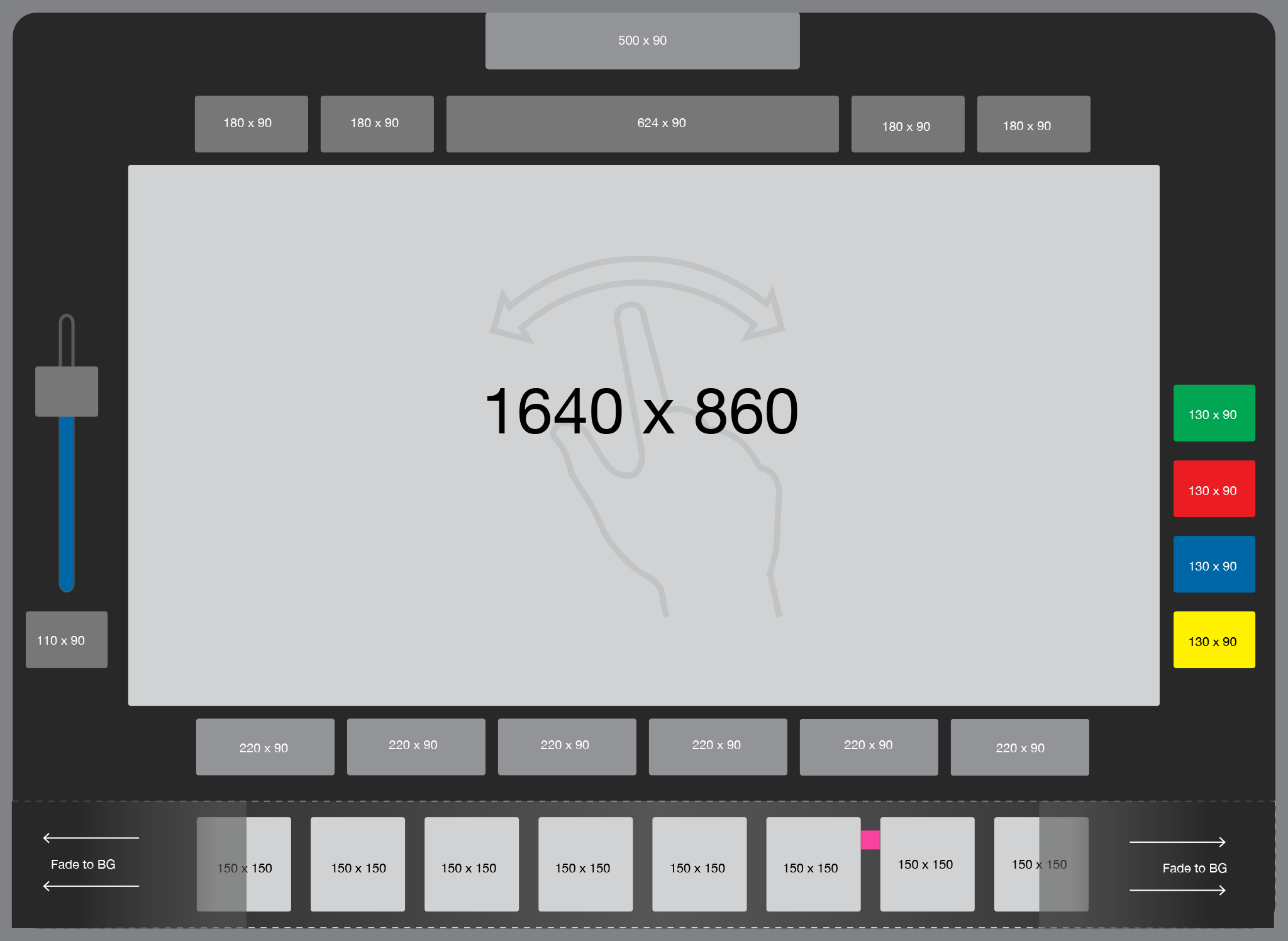 Tablet specs: component layout