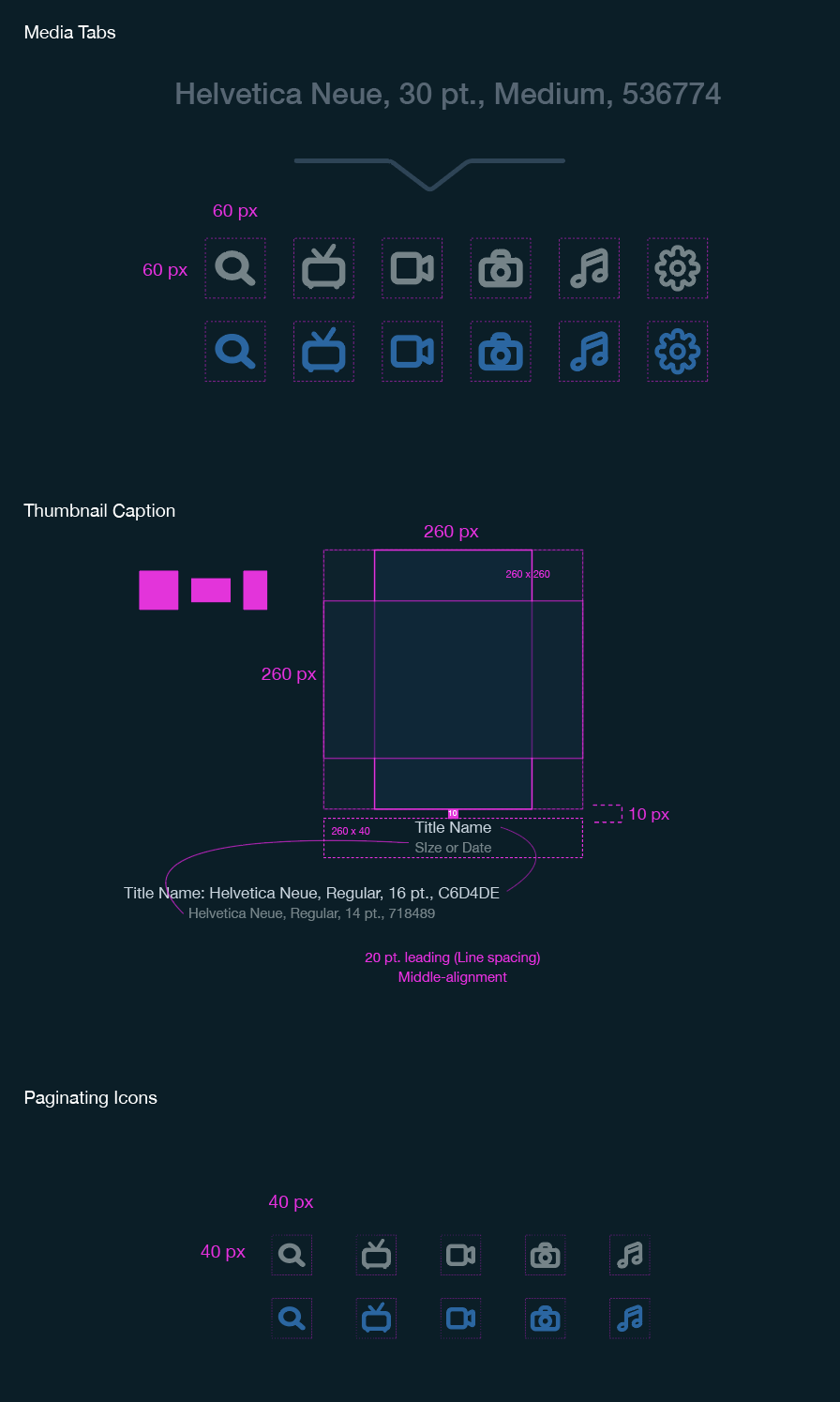 WD Remote icon set
