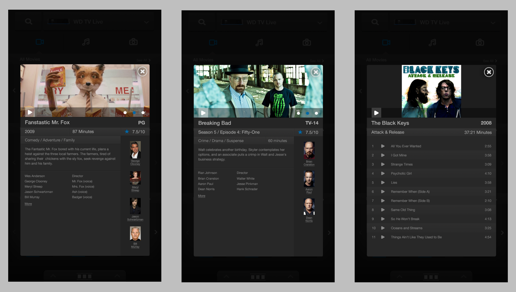 Phone comp: metadata