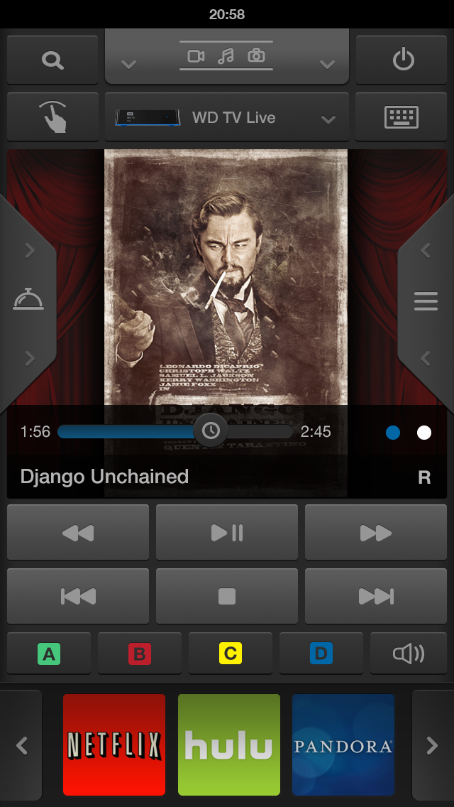 Phone comp: movie play mode