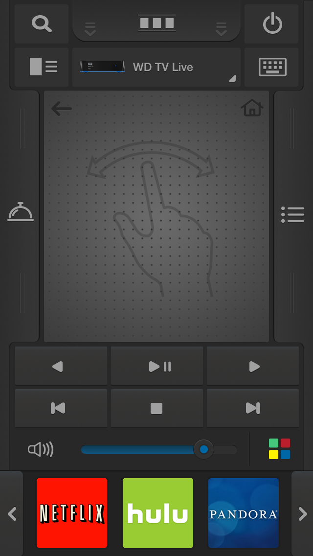 Phone comp: play mode finger scroll