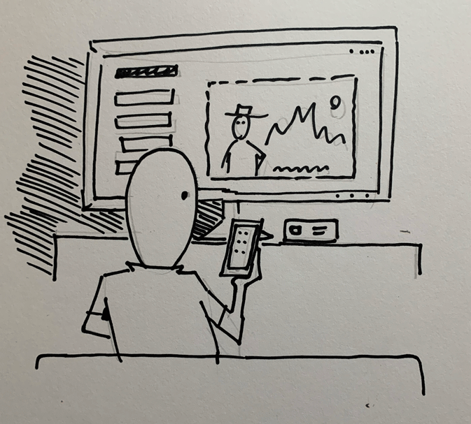 WD Remote concept sketch 2