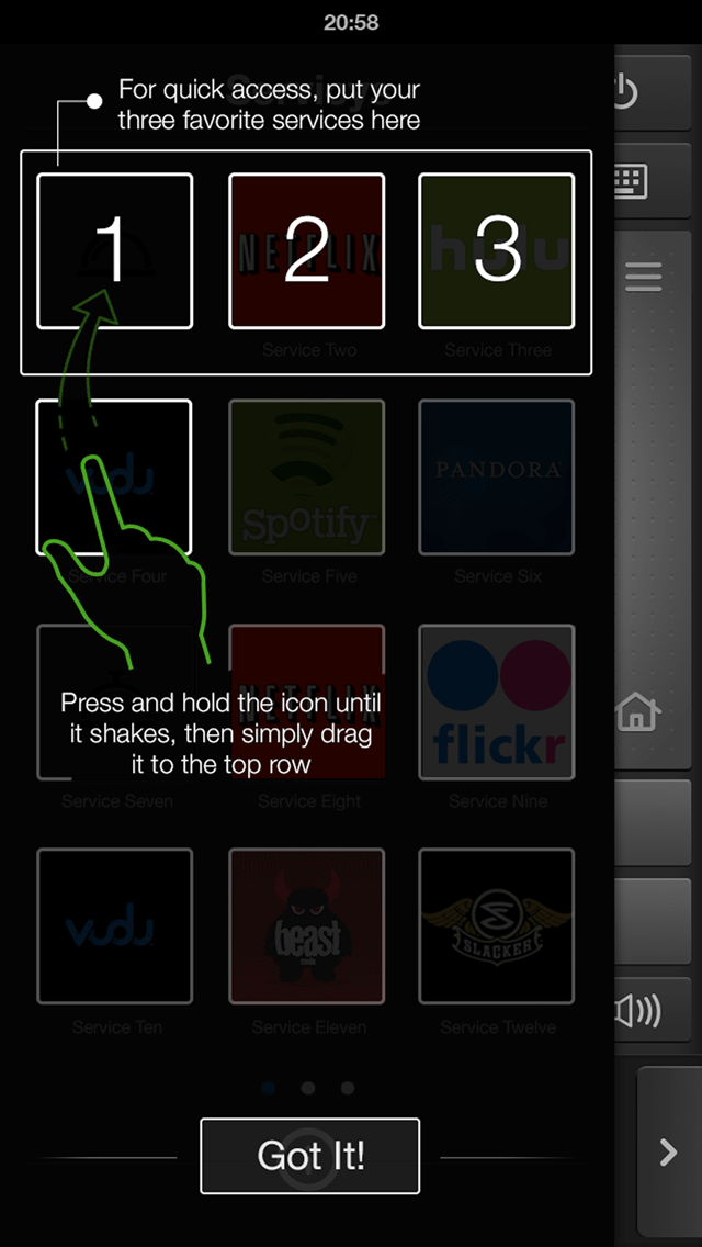 WD Remote onboarding coach mark screen 2