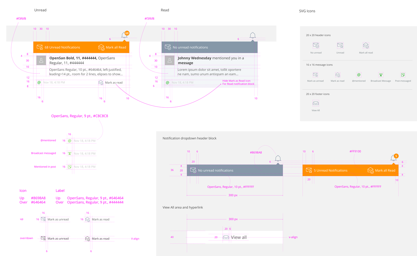 Product Specifications project preview