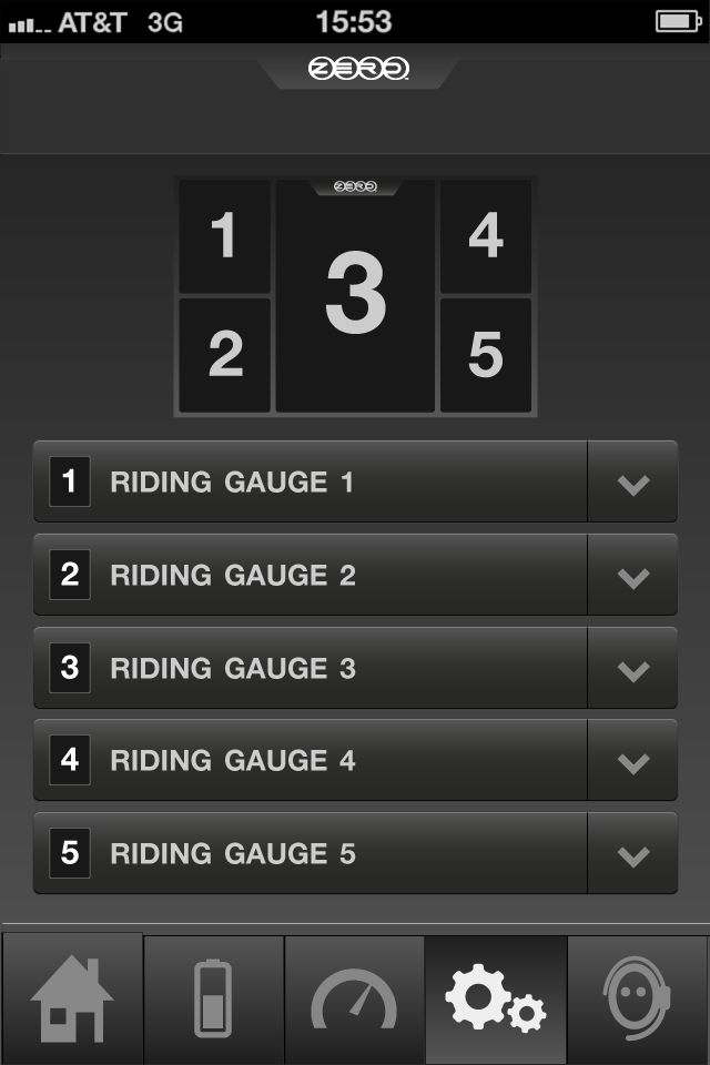Final mock: ride setup screen 2