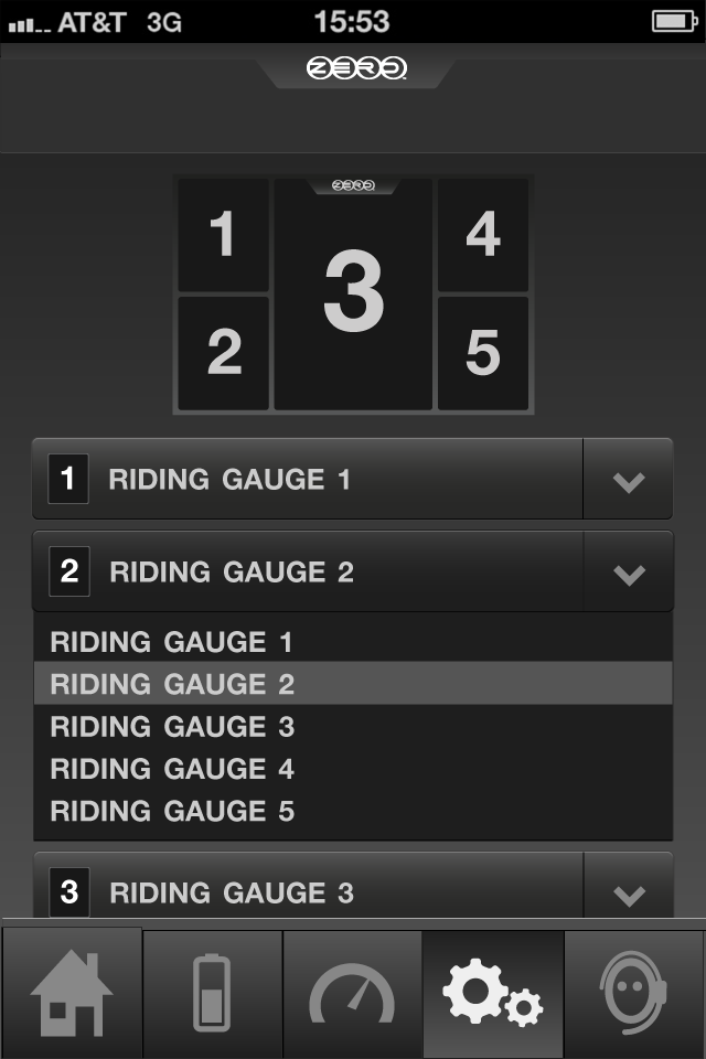 Final mock: ride setup screen 3