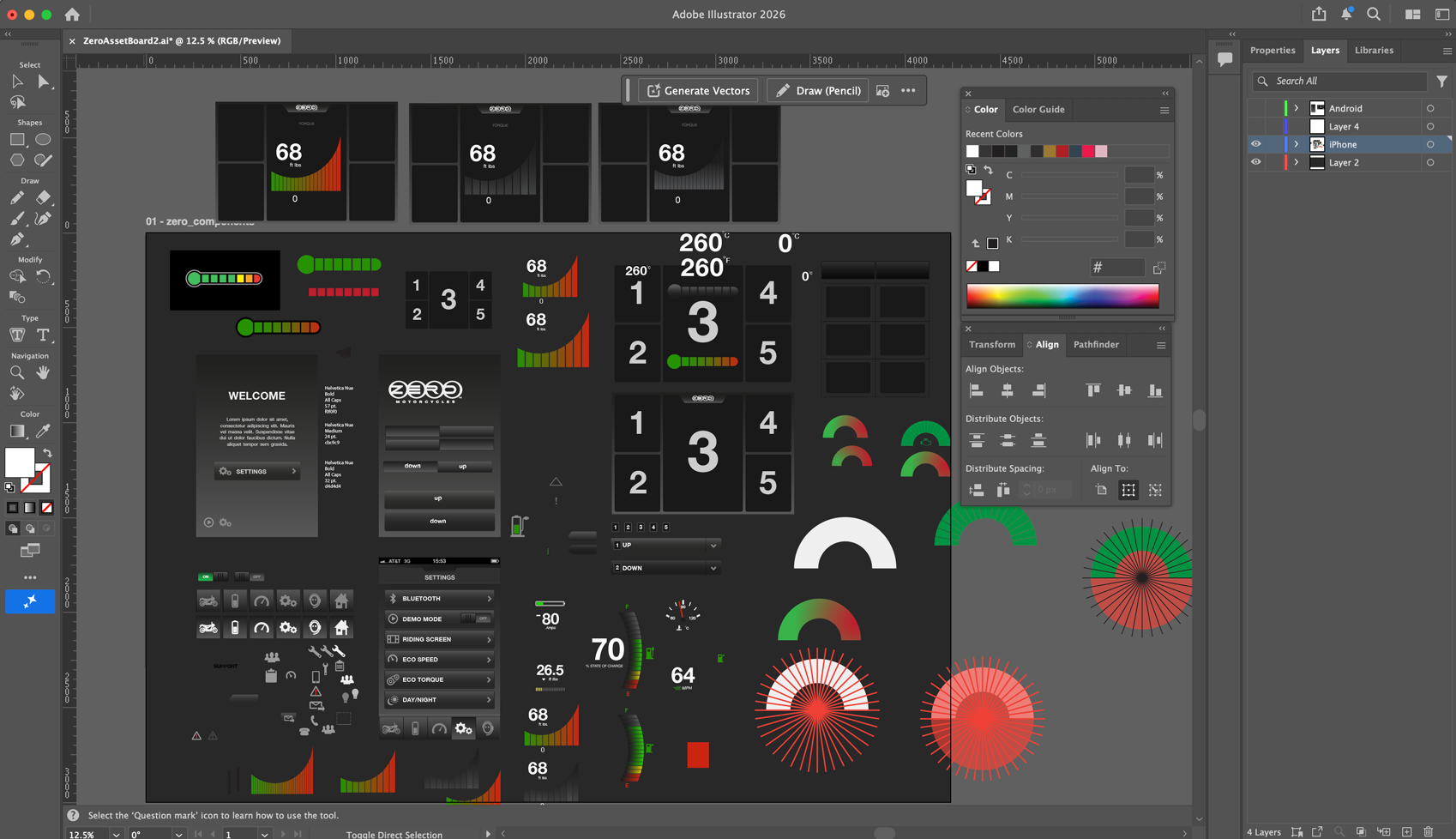 Zero app component library