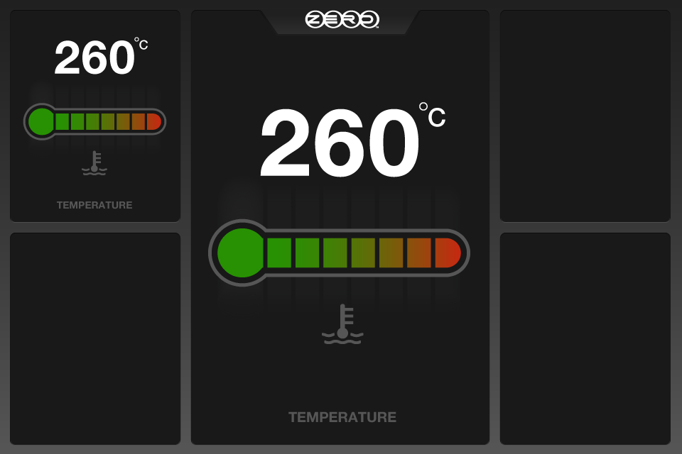 Temperature gauge full state